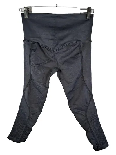 Ingres Weiss Damen Sport Leggings Fitness Yoga Hose Grau Gr. S