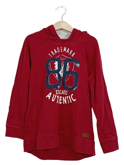 STACCATO Kapuzenpullover Hoodie Kinder Gr. 128/134 Rot Baumwolle