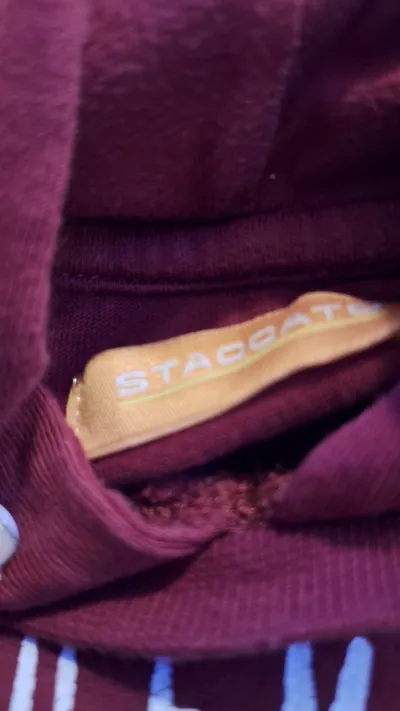 STACCATO Kapuzenpullover Hoodie Kinder Gr. 128/134 Rot Baumwolle