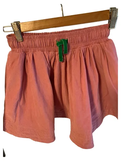 Mini Boden Cordrock Mädchen Gr. 122 Rosa Gummibund Schleife