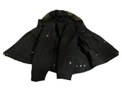 Wellensteyn Winterzauber Herren Winterjacke Schwarz Gr. M Fellkapuze