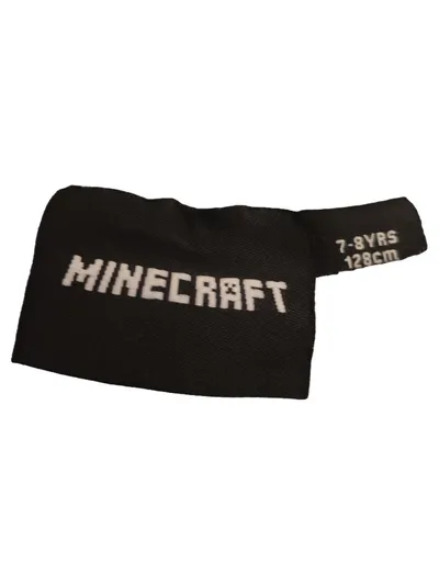 Minecraft Kinder Pullover Sweatshirt Gr. 128 Grau Gaming Motiv