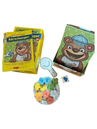HABA Bärenhunger Lernspiel Kinderspiel ab 2 Jahre Mehrfarbig