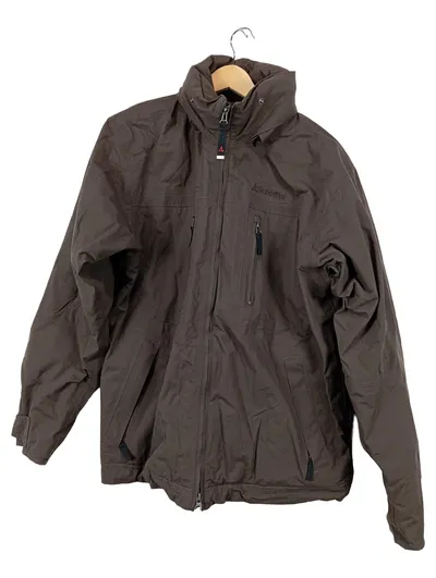 Schöffel Funktionsjacke Herren Gr. 50/L Braun Outdoor Wanderjacke