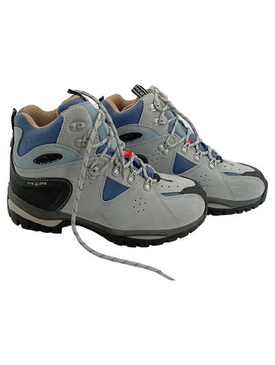 Trezeta Wanderschuhe Damen Gr. 38 Grau Blau Outdoor Trekkingschuhe