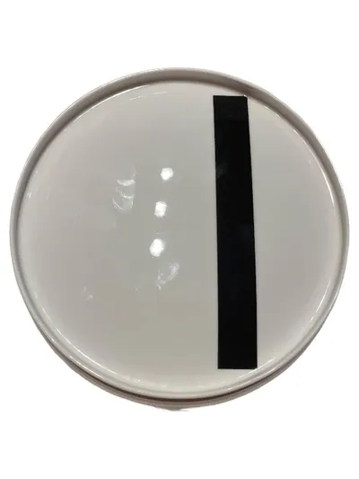 Design Letters Arne Jacobsen Servierplatte Porzellan Weiß 21cm Minimalistisch