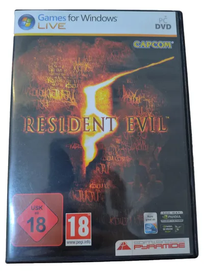 Capcom Resident Evil 5 PC DVD Horror Survival Action Spiel