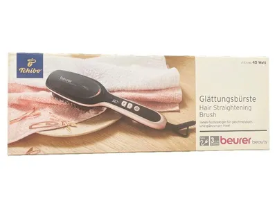 Beurer HS 60 Glätteisen Haarglätter Ionen-Technologie 45W Grau