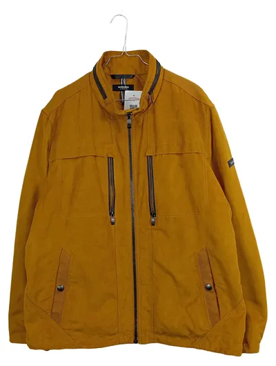 Walbusch Ultraskin Herren Leichte Jacke Gr. 56/3XL Gelb Senfgelb