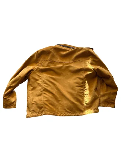 Walbusch Ultraskin Herren Leichte Jacke Gr. 56/3XL Gelb Senfgelb