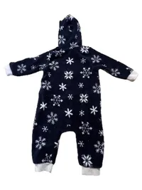 bonprix collection Baby Schneeanzug Overall Schneeflocken Blau Gr. 80/86 3