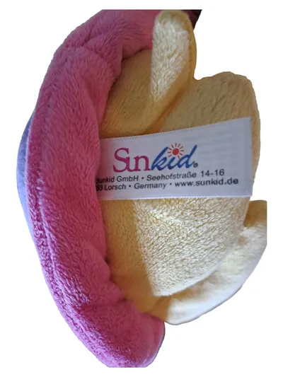 Sunkid Plüschtier Schildkröte mit bunter Regenbogen Mütze Kuscheltier