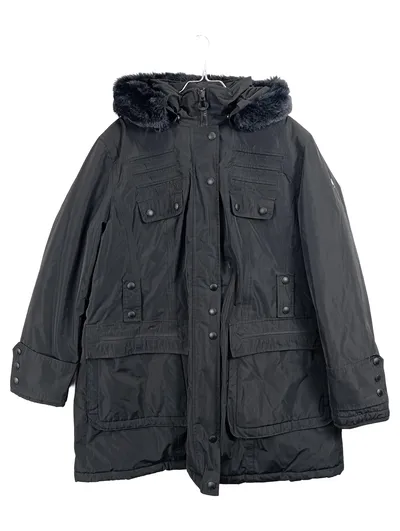 Wellensteyn Mystery Parka Damen Gr. M Schwarz Winterjacke Kapuze