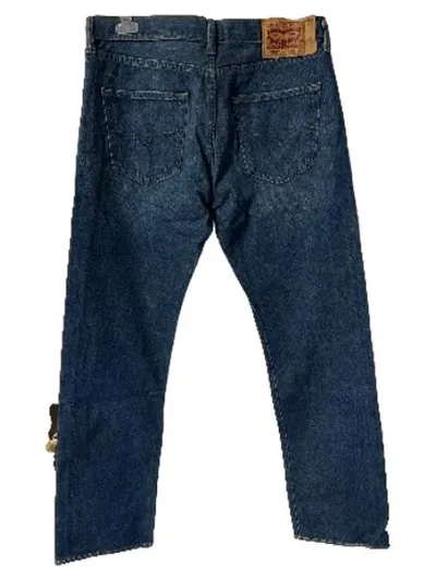 Levi's 501 Herren Jeans Regular Fit Blau W34/L32 Denim Hose