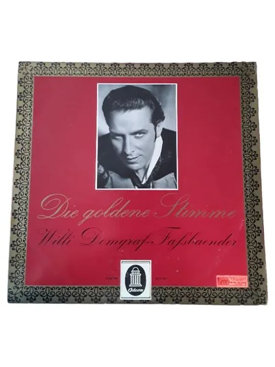 Die goldene Stimme Willi Domgraf-Fassbaender LP Vinyl Odeon Klassik