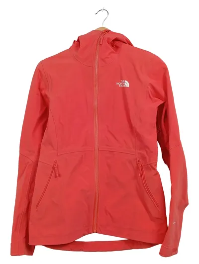 The North Face Damen Softshell Outdoorjacke Kapuze Rot Gr. S