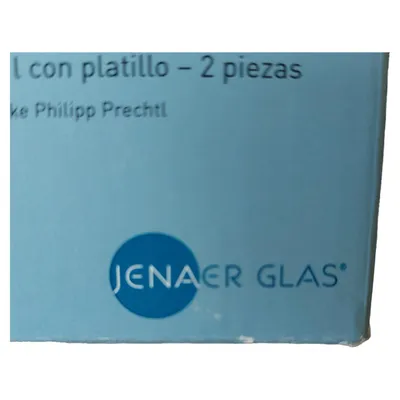 Jenaer Glas Gourmet Tasse Untertasse 4tlg Glas Transparent 11cm Alltag Modern