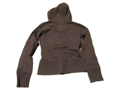 Hard Rock Cafe Sweatjacke Kinder Gr. 140 Braun Kapuze Baumwolle Freizeit