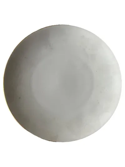 KPM Berlin Essteller Porzellan Uni Weiß 17 cm Klassisch Festlich