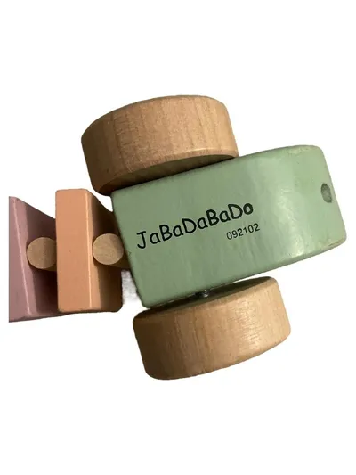 JaBaDaBaDo Holz Krokodil Nachziehspielzeug Ziehspielzeug Pastell