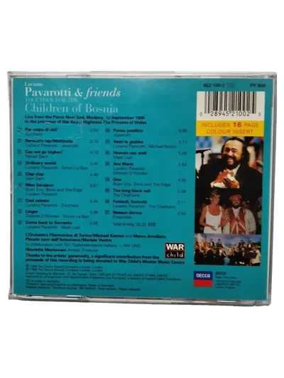 Luciano Pavarotti & Friends Together for the Children of Bosnia CD Decca