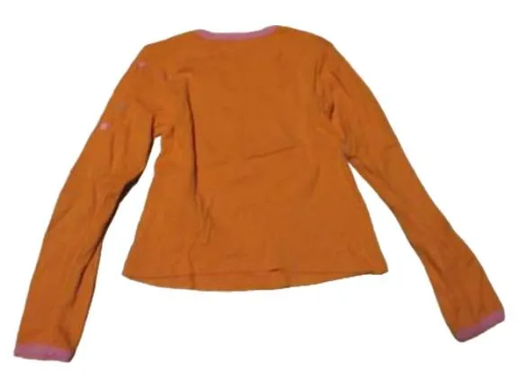 Alive Mädchen Langarmshirt Ice Star Snow Princess Gr. 140 Orange Baumwolle 2