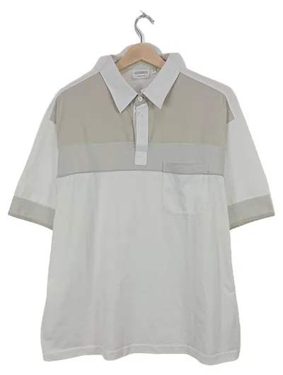 Canda Herren Poloshirt Klassisch Freizeit Beige Baumwolle Gr. 56 XL Kurzarm