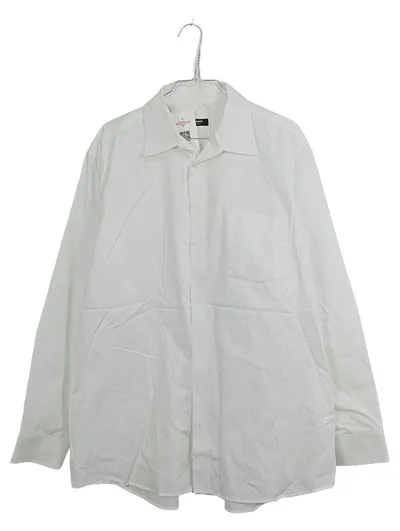 Walbusch Herren Business Hemd Langarm 100% Baumwolle Weiß Gr. 42/XL