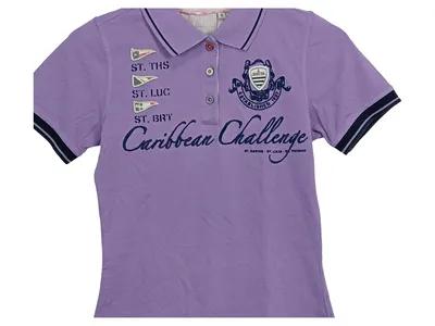 Gaastra Damen Poloshirt Lila Gr. S Kurzarm Baumwolle Maritim Freizeit