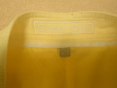 Street One Damen Cargo Hosenrock Gelb Gr. 38 Baumwolle Freizeit