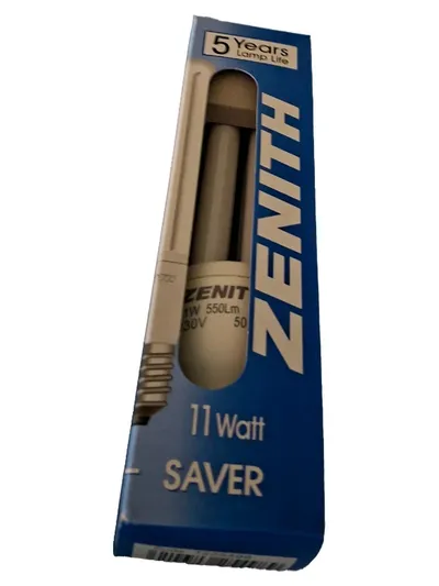 Zenith Saver Energiesparlampe E14 11W 550lm Weiß 1 Stück