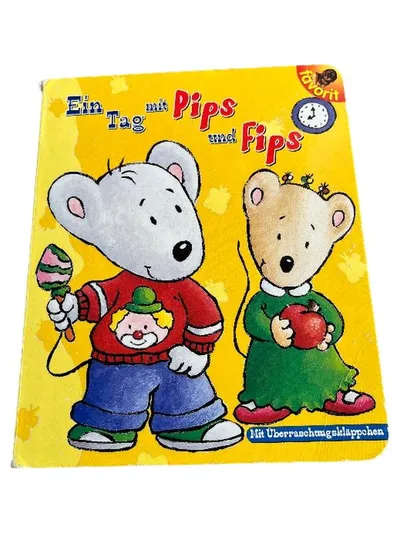 Ein Tag mit Pips und Fips Babybuch Favorit Verlag Klappbuch Kleinkind