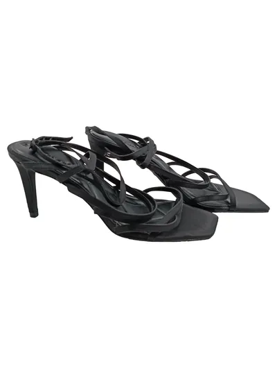 Tamaris Damen Sandaletten Schwarz Gr. 39 Riemchen High Heels Elegant