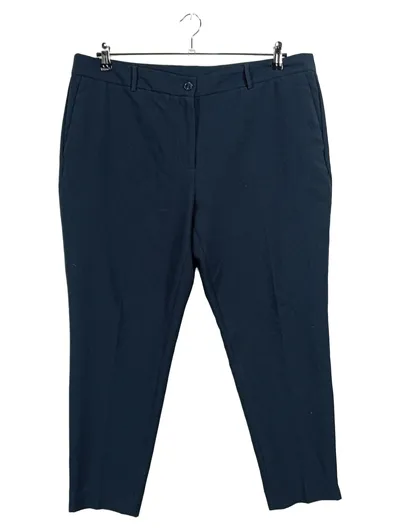 CANDA Damen Stoffhose Blau Gr. 48 Business Bügelfalte Polyester