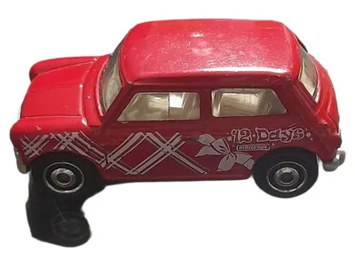 Matchbox Austin Mini Cooper 1275S 12 Days of Christmas Rot Modellfahrzeug