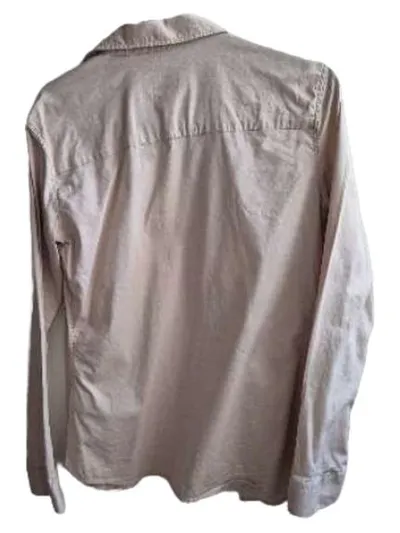 U.S. Polo Assn. Damen Hemdbluse Gr. 36 Beige Langarm Basic