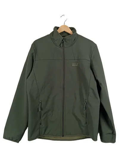 Jack Wolfskin Softshelljacke Herren Gr. M Oliv Outdoor Jacke