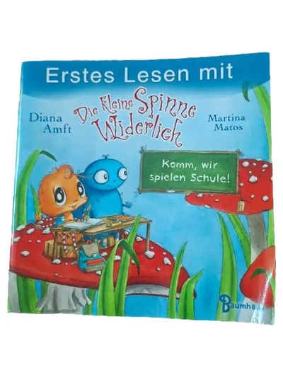 Die kleine Spinne Widerlich - Komm, wir spielen Schule! Erstes Lesen Kinderbuch