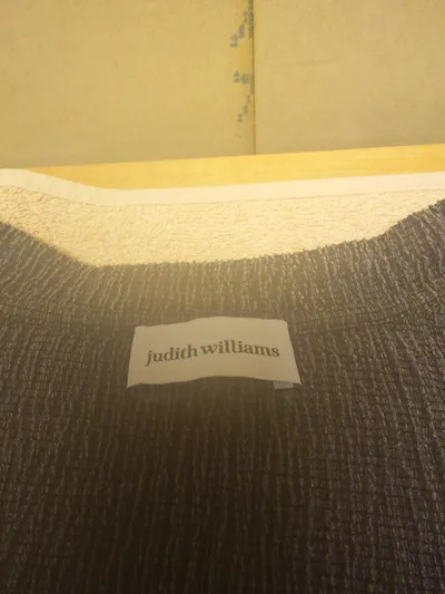Judith Williams Pullover Damen Grau Strukturmuster 3/4-Arm Gr. 42 XL