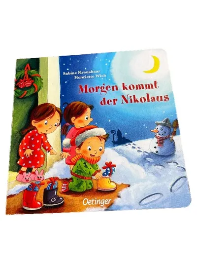 Morgen kommt der Nikolaus Sabine Kraushaar Henriette Wich Oetinger Pappbuch
