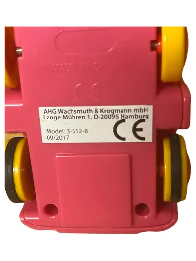 AHG Wachsmuth & Krogmann 3-512-B Spielzeugauto Kunststoff Rosa 8cm