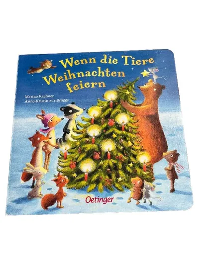 Wenn die Tiere Weihnachten feiern Marina Rachner Oetinger Kinderbuch