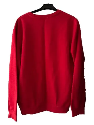 Champion Herren Sweatshirt Rot Gr. XL Logo-Print Pullover Sportlich