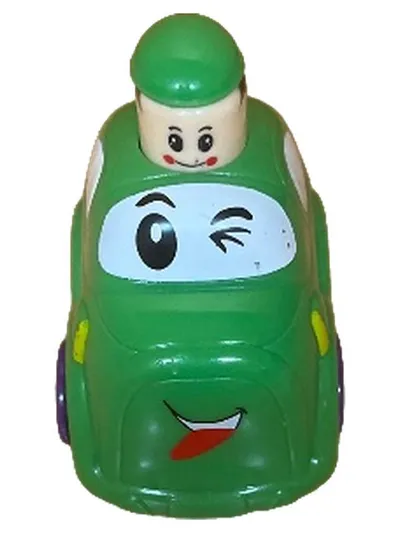 AHG Spielzeugauto Grün mit Fahrer Figur Kunststoff 8cm Kinder