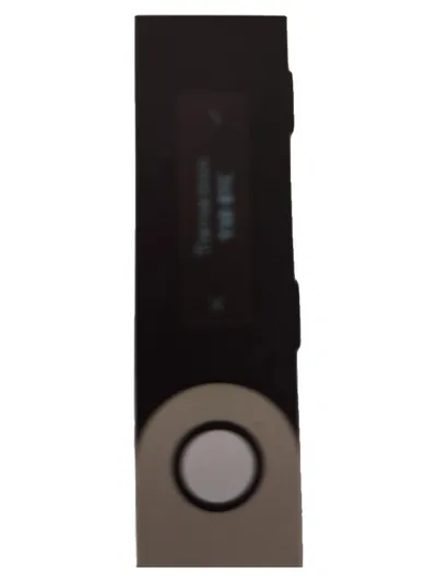 Ledger Nano S Hardware Wallet Krypto Bitcoin Ethereum Silber Edelstahl