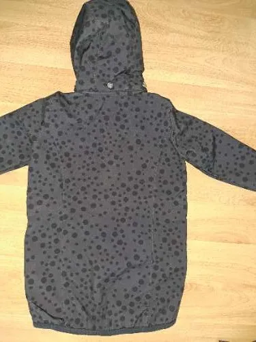 Hummel Kinder Softshell Jacke Gr. 104 Punkte Grau Pink Kapuze