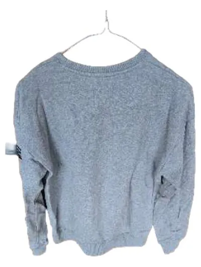 Ecoalf Damen Pullover Sweatshirt Gr. S Grau Bio-Baumwolle Planet B