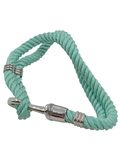 PAUL HEWITT Armband Anker Seil Türkis Maritim 19cm Silber Verschluss