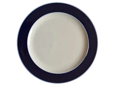 Rosenthal Essteller Porzellan Blau Weiß Klassisch 19 cm Germany