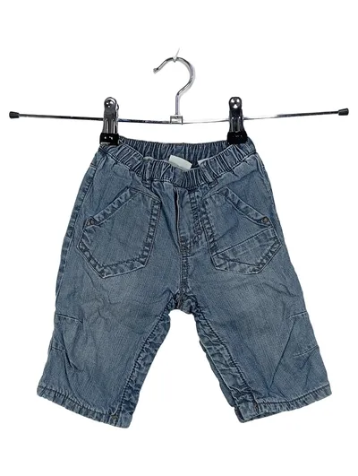 MEXX Baby Jeans Shorts Gr. 62 Blau Baumwolle Gummibund